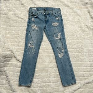 True Religion Y2K Ripped Jeans